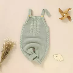 Macacão infantil de malha sem mangas, roupas de bebê recém-nascido, macacões de cor sólida, roupas infantis, primavera e outono - comprar online