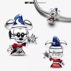 Imagem do Novo em charme disney cheshire gato charme contas adequado para mulheres originais ponto pulseira colar pingente jóias presentes do feriado