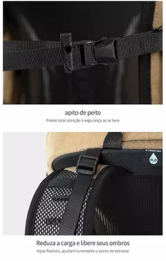 Mochila impermeável de montanhismo para homens e mulheres, Bolsa de esportes ao - comprar online