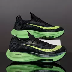 Unisex Lace Up Round Toe Sneakers, amortecimento tênis para mulheres e homens, corrida de instrutor, tênis respirável para casal, moda - Wolf Magazine