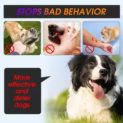 Repelente de cães portátil ultrassônico dissuasor portátil anti-latidos 3 em 1 dispositivo de treinamento de cães repelir animais animais de estimação treinador de cães na internet