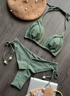 Fato de banho triangular sexy para mulheres, biquínis brasileiros, maiô halter, maiô push up, corrente de metal, biquíni de praia, novo, 2023 na internet