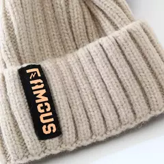 Gorros de tricô unissex para homens e mulheres, monocromático, macio crochê de lã, tampas de inverno quentes - Wolf Magazine