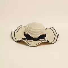 Chapéus De Verão Para As Mulheres Chapéu De Sol Praia Moda Feminina Flat Bowknot Panama Lady Casual Chapéus De Sol Para As Mulheres Chapéu De Palha na internet