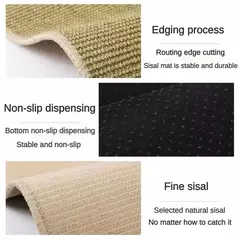 Gato scratcher sisal esteira placa gato zero para afiar unhas raspador gatos árvore gato arranhando post sofá esteiras protetor de móveis - comprar online