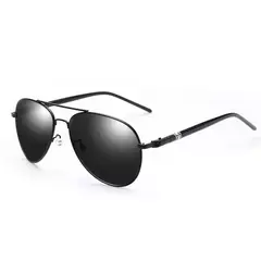 Imagem do Homens E Mulheres Óculos De Sol Polarizados Coloridos Óculos Reflexivos Óculos De Condução Preto Unisex Lentes Piloto Uv400