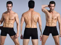 Imagem do Algodão Boxer Shorts Set masculino, Roupa Interior Masculina, Marcas de Cuecas, Calcinhas Sexy, Cuecas Família, 5Pcs