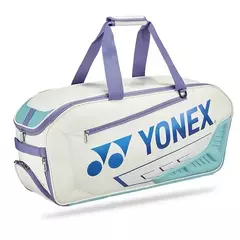 YONEX-Bolsa De Raqueta De tenis De Bádminton, Bolsa Retangular De Cuero Para Raquetas De 5-7 Con Isoliento Con MOG BA02331WEX