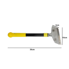 1 pçs raspadores espátula cortador de massa 30cm liga alumínio 10 pçs lâminas de limpeza 100mm raspador de parede ferramentas pintura raspadores mão