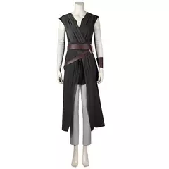Imagem do Star e guerras rey cosplay traje a ascensão de skywalker cosplay uniforme conjunto completo trajes de festa de carnaval de halloween para mulher gir