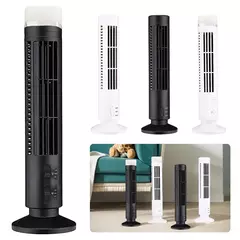 Ventilador de torre led bladeless ventilador de refrigeração 2 velocidade engrenagem sem folha ar condicionado portátil ventilador de chão elétrico para sala estar quarto - Wolf Magazine