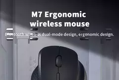 Dual Mode Mouse de Computador Sem Fio, 1600 DPI, Recarregável, Ergonômico, Bluetooth, Laptop, Notebook, iPad, Tablet, Mac, Chromebook - Wolf Magazine