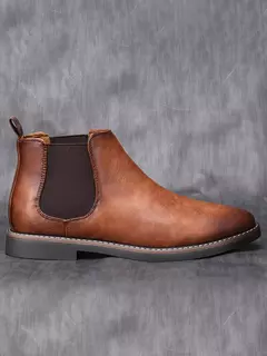 Botas de couro chelsea masculinas, marca de moda confortável, 40-46, 2024 na internet