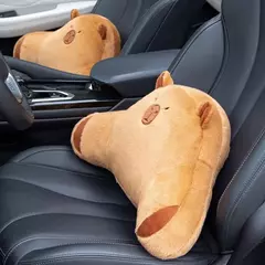 Almofadas de cintura de pelúcia capivara bonito, travesseiros de cintura dos desenhos animados travesseiros do sofá, travesseiros de leitura da cama travesseiro confortável na internet