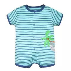 Macacão de manga curta para bebês meninas e meninos, 100% algodão, roupas recém-nascidas, macacões infantis, roupas infantis, verão, 2023 - comprar online