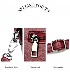 Pequena bolsa de couro PU para mulheres, bolsa crossbody, mensageiro, bolsa com zíper, bolsa de viagem feminina, moda verão, nova chegada na internet