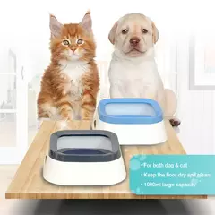 Tigela de água anti-respingo para cães, bebedouro de grande capacidade para animais de estimação, tigela de comida lenta, bebedouro para filhote de cachorro, gato, suprimentos de alimentação anti-gulping - loja online