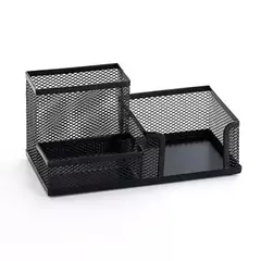Suporte De Caneta De Metal Criativo, Organizador De Papelaria De Mesa, Suporte De Lápis, Rack De Armazenamento De Arquivo, Caixa De 3 Grelha, Acessórios De Escritório - comprar online