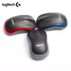 Logitech-m185 mouse sem fio, 2.4 ghz, usb, 1000dpi, 3 botões, silencioso, navegação óptica, para pc/laptop - Wolf Magazine
