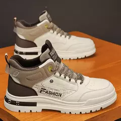 Tênis casual vulcanizado masculino, sola macia, tênis esportivo para caminhada, ao ar livre, masculino, outono na internet