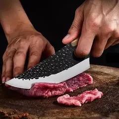 Handmade Forjado Viking Chef Faca com Tampa, Carne Cutelo, Faca De Pesca, Aço Inoxidável, Cozinha Butcher Desossa Faca, 5.5";;VERDADEIRO;;"brown black - loja online