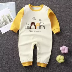 0-2 idade roupas de bebê dos desenhos animados manga longa roupas de escalada primavera outono recém-nascido roupa interior macacão infantil bodysuits pijamas - comprar online