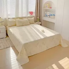 Lençóis de cama macios de alta qualidade, lençóis queen size, top de impressão, gêmeo, rainha, rei, lençóis planos, colcha - comprar online