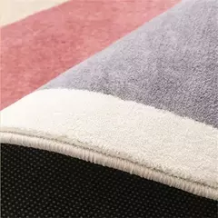 Tapete de pelúcia antiderrapante macio irregular, Tapetes de cabeceira, Decoração criativa da sala de estar, Quarto de estudo simples - Wolf Magazine