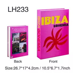 Imagem do Livros falsos de luxo para decoração de casa, acessórios para sala, decoração de moda, suporte, nórdico simples, mesa de café