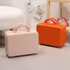 Mini caixa de maquiagem vintage 14 Polegada portátil viagem saco de higiene pessoal prático caso de armazenamento para acessórios cosméticos bloqueio senha
