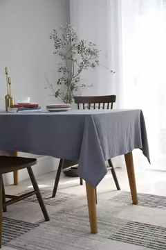 Toalha de mesa monocromática, 100% algodão, toalhas retangulares, monocromática, cor pura, chuveiro de bebê, cozinha, festa, decoração do casamento na internet