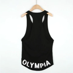 Camisa esportiva sem mangas masculina, tops de algodão, ginásio Fitness, músculo, camiseta masculina de impressão, basquete, musculação, novo - comprar online