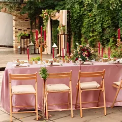 Imagem do Retângulo casamento cetim toalha de mesa 57x10 2 polegada brilhante suave cobertura de mesa de seda para banquete de casamento aniversário mesa de jantar decoração