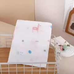 Swaddle de musselina macia para bebé, cobertores infantis, envoltório recém-nascido, estilo Ins, 100% algodão, 120x110cm, 1pc - loja online