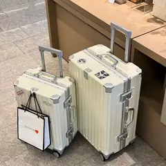 Mala de viagem com suporte para copos, bagagem rolante, estojo do trole, roda universal, bagagem de mão, saco de embarque, novo