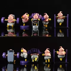Dragon Ball Fitness Body Building Modelo, Majin Buu Figura fofa, Brinquedos Anime, Figuras de Ação, Brinquedos de Coleção, 5 peças por conjunto - comprar online