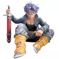 Imagem do Dragon ball z anime figura troncos estatueta de ação super saiyan gk estátua pvc modelo decoração coleção brinquedo boneca presente natal