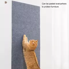 Anti gato risco sofá diy gatos placa de risco sofá proteção patas afiar aparável auto-adesivo tapete gatos placa de risco