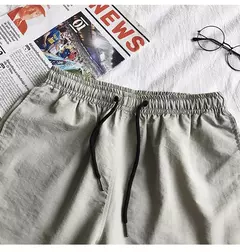 Calção esportivo masculino de seda no gelo, shorts de praia leves, respiráveis, cor doce, para surf, solto, tamanho extra grande, verão - Wolf Magazine