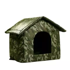 Casa para gatos ao ar livre, casa para cães e gatos vadios, uso interno e externo, proteção contra vento e chuva, tecido oxford de alta qualidade, à prova d'água e - loja online