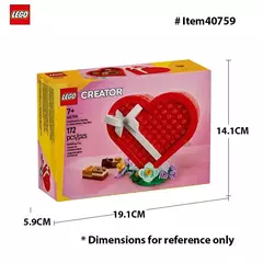 LEGO 40759 Celebration Series: 2.A caixa do dia dos namorados faz um ótimo presente para um ente querido ou crianças de 7 anos ou mais, 172 unidades - Wolf Magazine