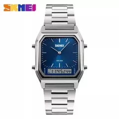 Skmei-homens relógios de pulso 1220, casual, digital, dual time, esportes, cronógrafo, à prova d'água, quartzo, 3bar