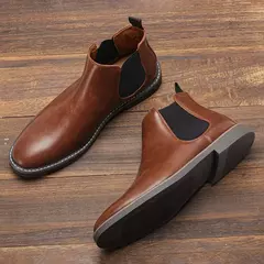 Chelsea botas para homens, sapatos de marca, retro, confortável, moda, tamanho 40-46 - Wolf Magazine