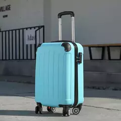 Conjunto de malas rolantes e bolsas de viagem com rodas giratórias 20 '' maleta de bagagem com carrinho de cabine grande capacidade - comprar online