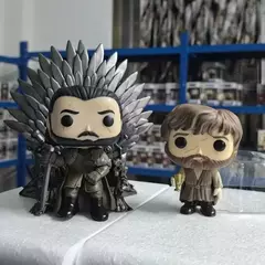 Imagem do Filme Hot Game of Thrones Daenerys Night King Jon Snow Estátua de Trono de Vinil Figura de Ação Modelo Brinquedos