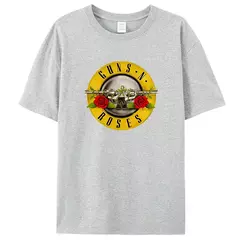 T-shirt de algodão estampado, banda de hard rock, Te Hip Hop, roupa de música masculina e feminina, verão 2022