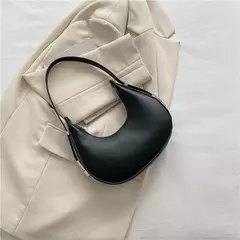 Bolsa de ombro Hobo de couro PU feminina, bolsa de embreagem pequena bolsa de ax - loja online