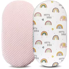 Bebê Minky Basinet Folha Macio Stretchy Craddle Sheets Universal Fit Para Berço Colchão Pad Ampulheta Para Boys & Girls - Wolf Magazine