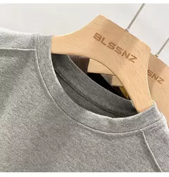 Aossviao verão branco camiseta de algodão feminino de manga curta estudante versátil solto meia manga camiseta harajuku tendência superior - comprar online