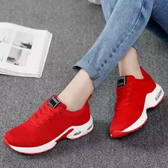 MAEDEF-Sapatos de malha leve respirável feminino, calçados esportivos casuais femininos, sapatos de treinamento antiderrapante ao ar livre, nova moda, verão - loja online